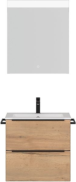 nobilia® Badmöbel-Set »Levere«, (2 St., vormontiert, mit Soft-Close), inkl. günstig online kaufen