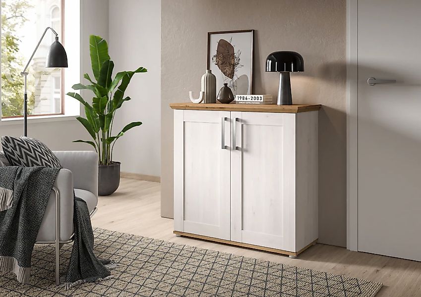 Home affaire Kommode "COSENZA, TOPSELLER, Breite 95 cm, 2 Türen, 2 Einlegeb günstig online kaufen