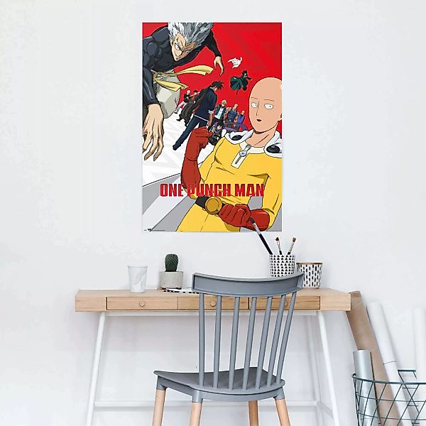 Reinders Poster "One Punch Man Japan - Webcomic - Manga - Superheld Saitama günstig online kaufen