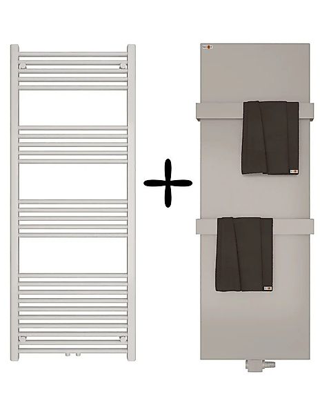 MERT Badheizkörper Design ABDECKUNG+Badheizkörper mit Mittelanschluss günstig online kaufen