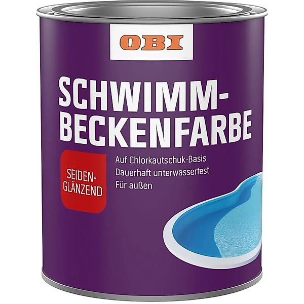 OBI Schwimmbeckenfarbe Atlantikblau seidenglänzend 2,5, günstig online kaufen