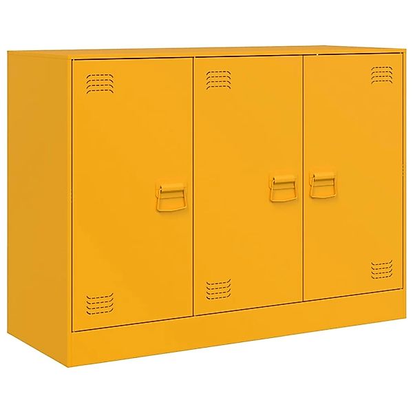 vidaXL Sideboard Senfgelb 99x39x73 cm Stahl 841724 günstig online kaufen