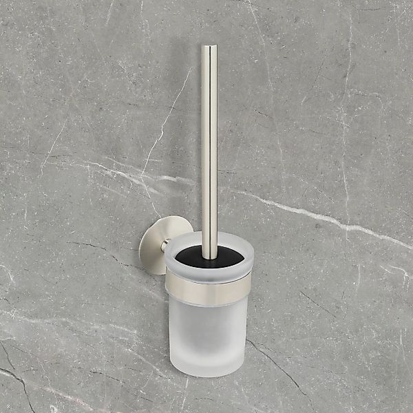 SCHÖNER WOHNEN-Kollektion WC-Garnitur ""Meleto"", aus Edelstahl-Glas, WC-Bü günstig online kaufen