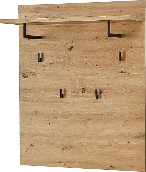 OTTO home Regal Bergen Garderobenpaneel, 80x100x30cm (B/H/T), 1-tlg., 4 Hak günstig online kaufen