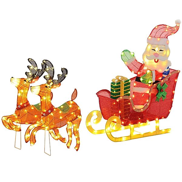 Outsunny Weihnachtsfigur 246er LED, in warmweiß günstig online kaufen