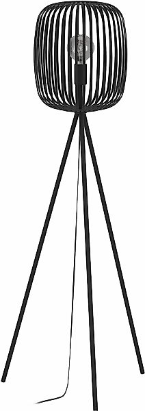 EGLO Stehlampe »Stehleuchte ROMAZZINA, exkl. E27, Stahl in schwarz, Stehlam günstig online kaufen
