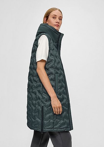 s.Oliver Outdoorjacke Outdoor-Weste Lange Weste mit Steppung günstig online kaufen