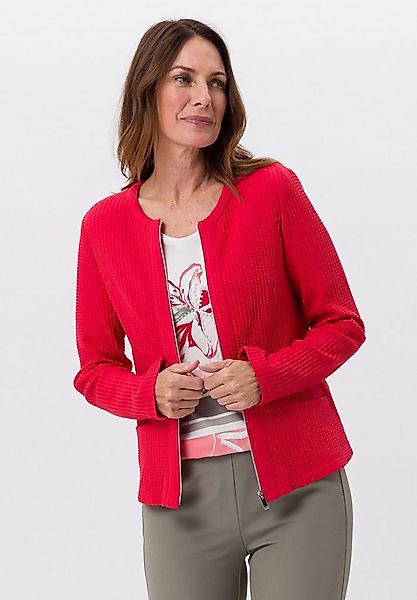 FRANK WALDER Kurzjacke aus Jersey mit Zipp günstig online kaufen