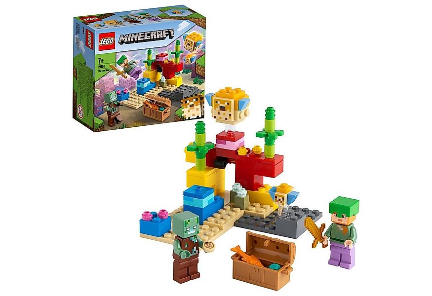 LEGO® LEGO® 21164 Minecraft - Das Korallenriff Konstruktions-Spielset günstig online kaufen