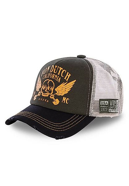 Von Dutch Trucker Cap Von Dutch Trucker Cap CAS1 CREW5 Oliv Khaki Beige günstig online kaufen