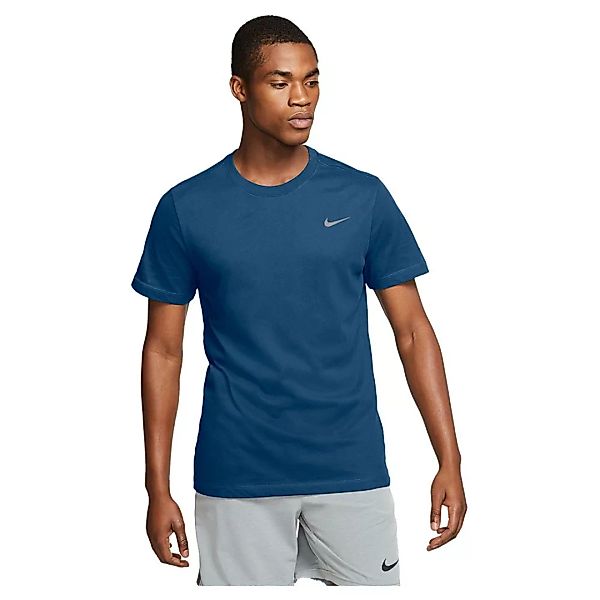 Nike Dri Fit Training Kurzarm T-shirt L Court Blue / Matte Silver günstig online kaufen
