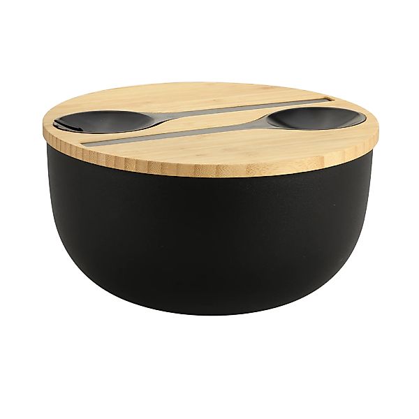 KESPER Salatschüssel "Salatschale mit Deckel und Salatbesteck" 4 Stk. aus P günstig online kaufen