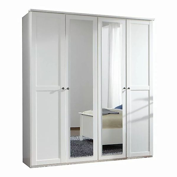 Lomadox Kleiderschrank CROPANI-43 180cm breit, 4 Türen davon 2 Spiegeltüren günstig online kaufen