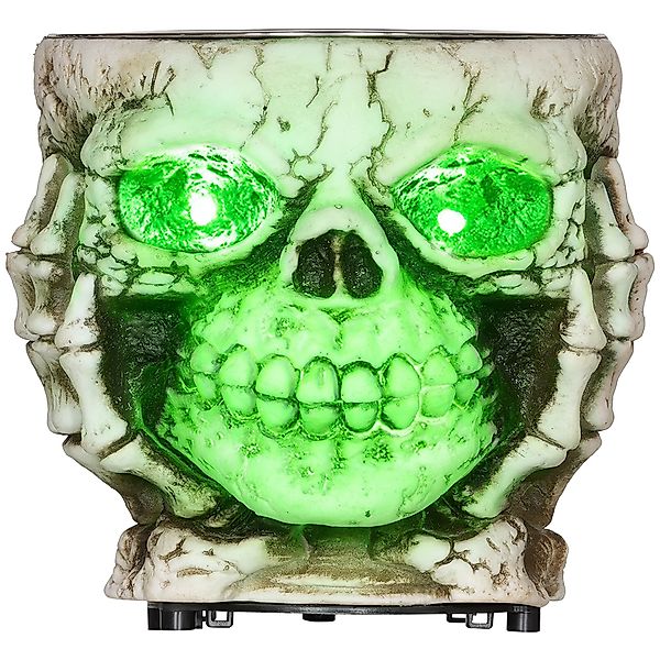 autolock Dekoobjekt Halloween Skelett-Schale mit leuchtenden günstig online kaufen