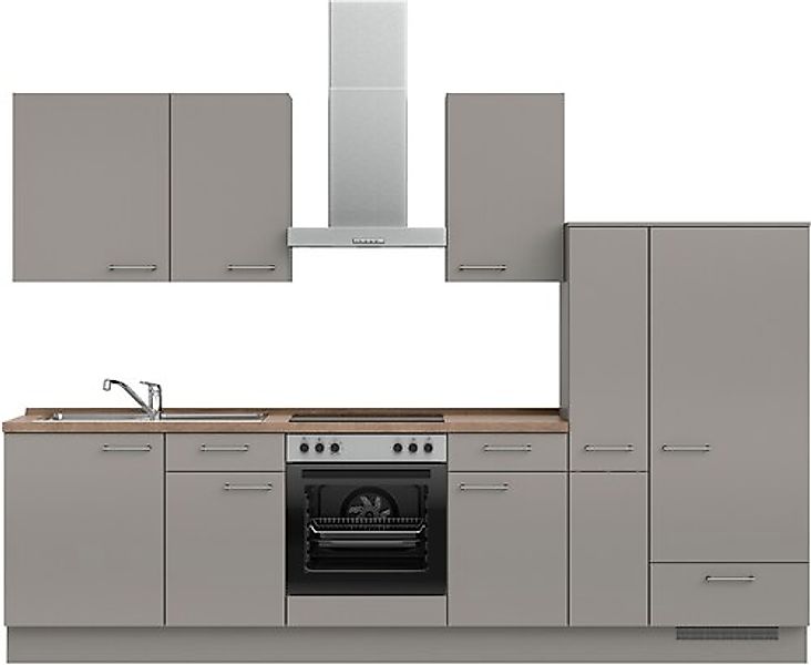 nobilia® Küchenzeile »"Laser I"«, vormontiert, Ausrichtung wählbar, Breite günstig online kaufen