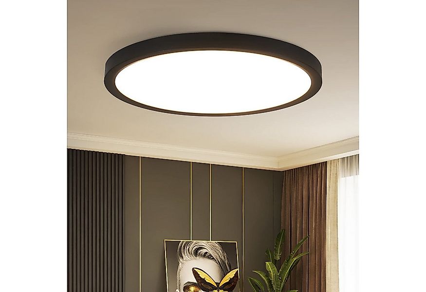 Nettlife LED Panel Neutralweiß Ø22cm Schlafzimmer Deckenbeleuchtung, LED fe günstig online kaufen