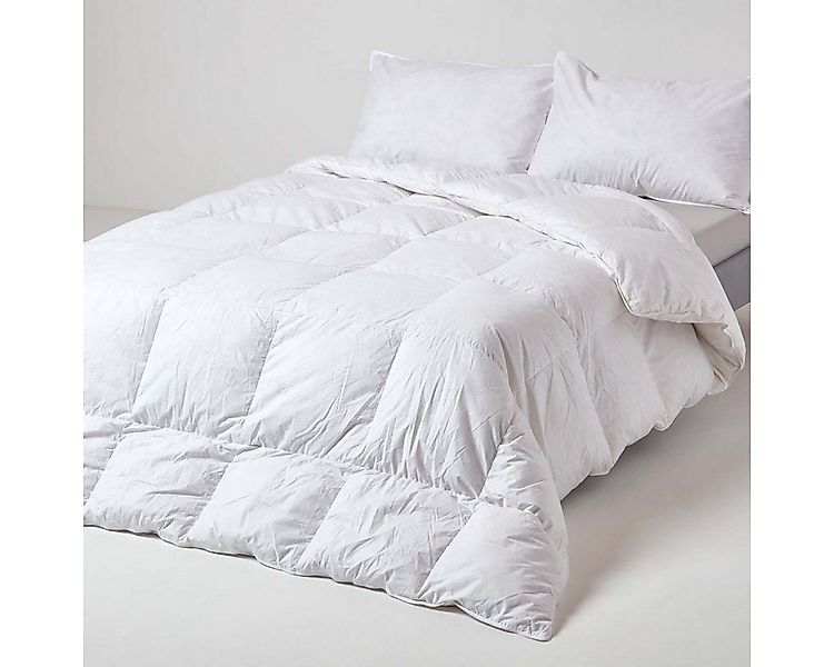 Homescapes Federbettdecke Ganzjahresdecke 135x200 cm – Entenfedern & Daunen günstig online kaufen