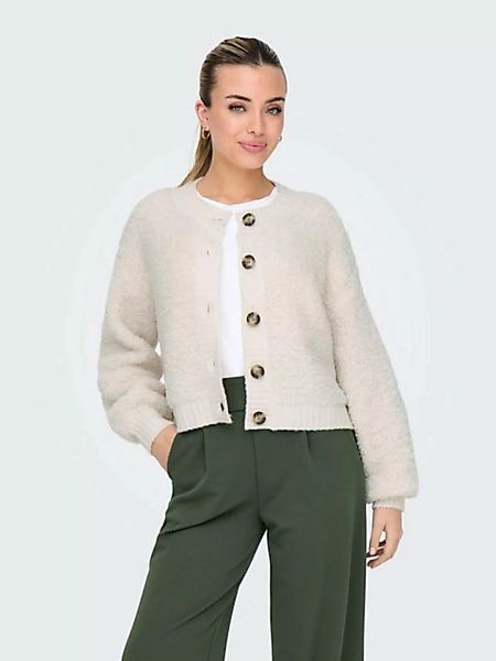 JACQUELINE de YONG Cardigan Strickjacke Knit Fit Rundhals Knopfleiste JDYEI günstig online kaufen