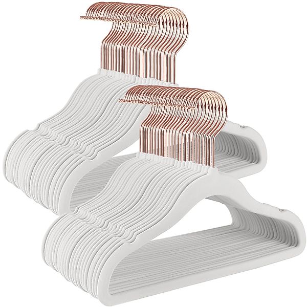 SONGMICS Kleiderbügel CRF027W01, (50-tlg), Kinderkleiderbügel, 50er günstig online kaufen