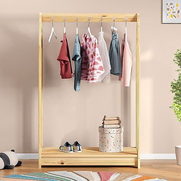 IDIMEX Kinderkleiderschrank SALLY Kinderkleiderständer kinderzimmer Gardero günstig online kaufen