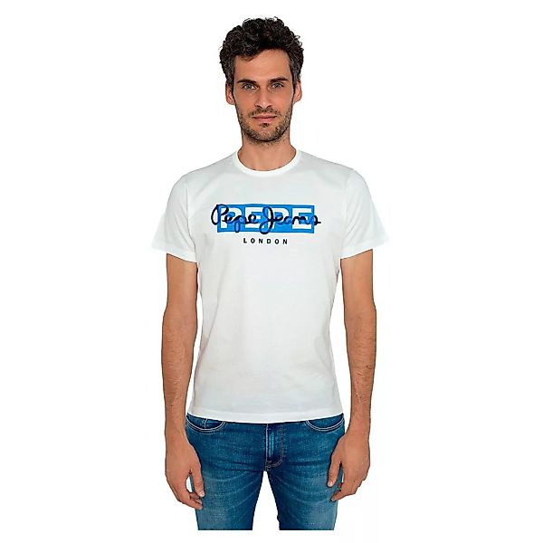 Pepe Jeans Godric Kurzärmeliges T-shirt S Off White günstig online kaufen
