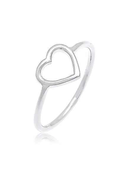 Elli Fingerring Herz Liebe Romantik Zart günstig online kaufen