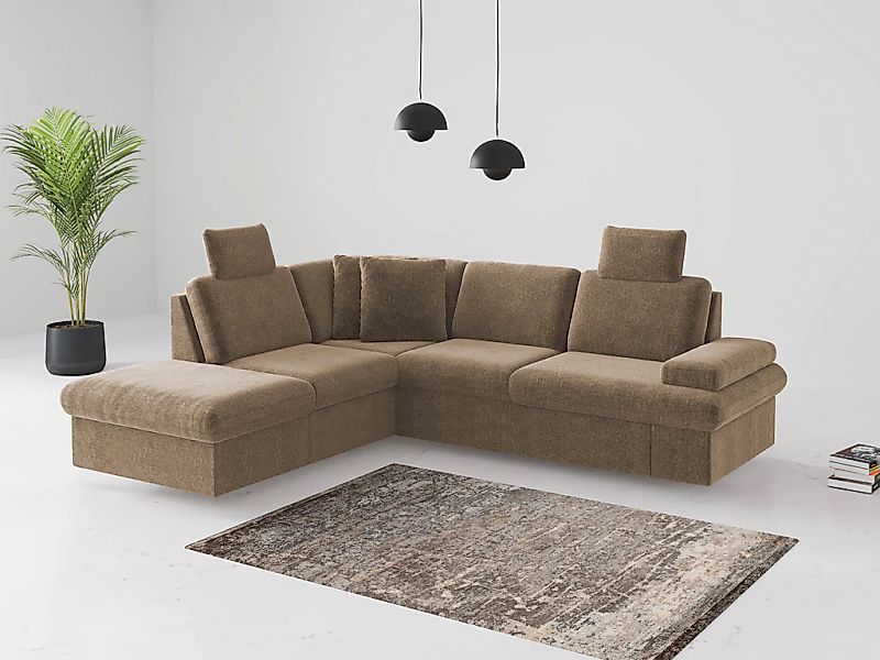 sit&more Ecksofa "Moreno L-Form, B: 238 cm", mit Armteilverstellung, option günstig online kaufen