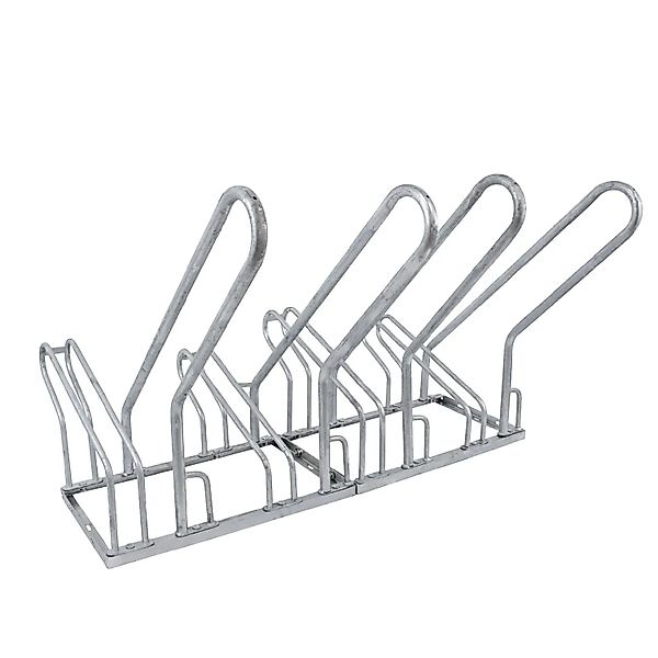 TRUTZHOLM Fahrradständer für 4 Fahrräder 140x40x83 cm Stahl günstig online kaufen