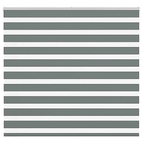 vidaXL Doppelrollo Dunkelgrau 155x150 cm Stoffbreite 150,9 cm Polyester 401 günstig online kaufen