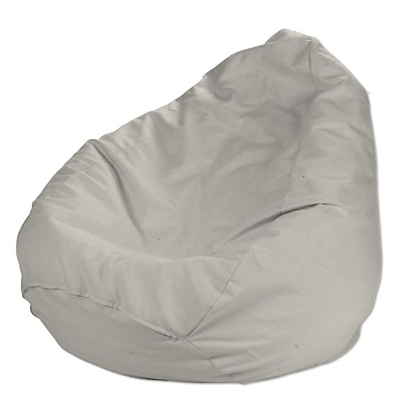Bezug für Sitzsack, hellgrau , Bezug für Sitzsack Ø60 x 105 cm, Cotton Pana günstig online kaufen