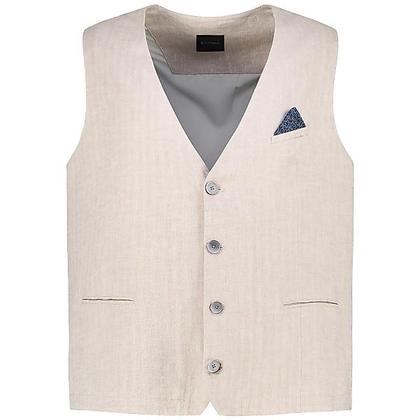 Calamar Sakkoweste mit Leinen Farbe beige Größe: 70 günstig online kaufen