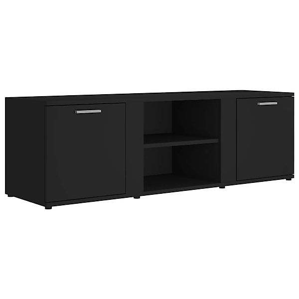 VidaXL TV-Schrank Schwarz 120x34x37 cm Holzwerkstoff günstig online kaufen