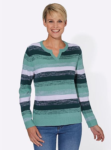 Sieh an! Strickpullover Langarm-Pullover günstig online kaufen