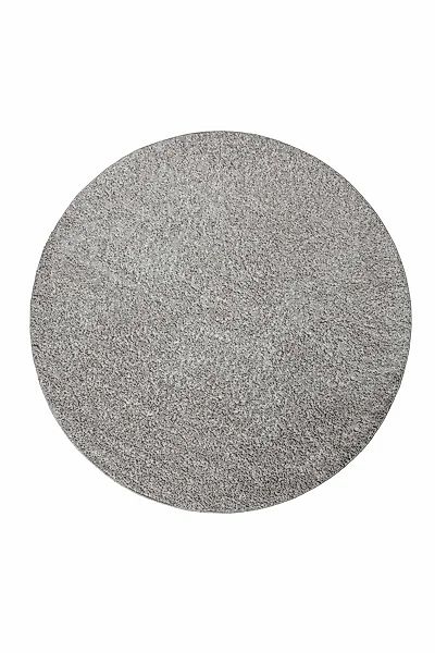 Homie Living "Gino" rund 30 mm Höhe Hochflor, gewebt, weich, uni, Wohnzimme günstig online kaufen