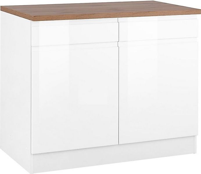 HELD MÖBEL Unterschrank "Virginia", 100 cm breit, mit 2 Türen und 2 Schubkä günstig online kaufen