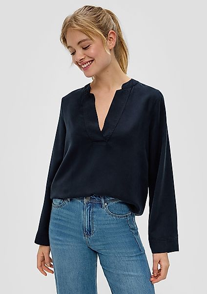 s.Oliver Langarmbluse Bluse aus Lyocell günstig online kaufen
