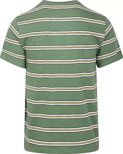Levi's T-Shirt Grün Gestreift - Größe M günstig online kaufen