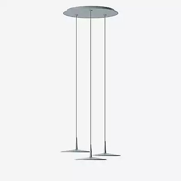 Vibia Skan Pendelleuchte LED 3-flammig, blau - Dali günstig online kaufen