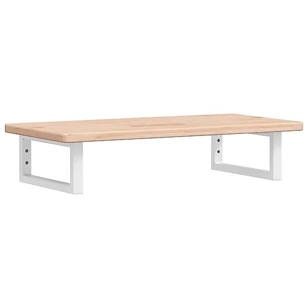 vidaXL Waschtischplatte mit Halterung Stahl und Massivholz Eiche 3302328 günstig online kaufen