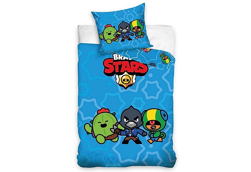 MTOnlinehandel Bettwäsche Brawl Stars 135x200 + 80x80 cm, 100 % Baumwolle, günstig online kaufen