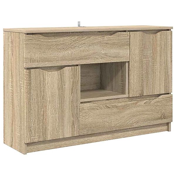 vidaXL Sideboard Sonoma-Eiche 100 x 30 x 65,6 Holzwerkstoff 888789 günstig online kaufen