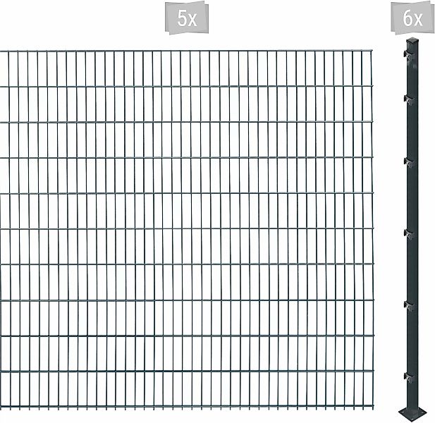 Arvotec Doppelstabmattenzaun "ESSENTIAL 203 zum Aufschrauben", Zaunhöhe 203 günstig online kaufen