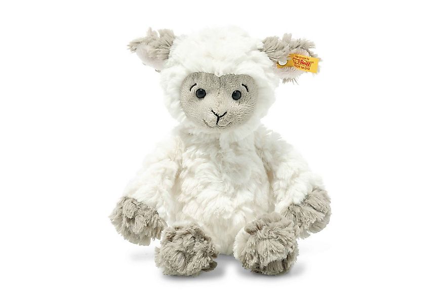 Steiff Kuscheltier Steiff Lamm Lita 20 cm weiß-braungrau sitzend günstig online kaufen