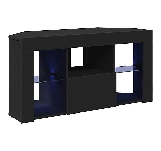 vidaXL TV-Schrank Eck-LED-TV-Schrank Schwarz 105 x 40 x 68 cm Holzwerkstoff günstig online kaufen