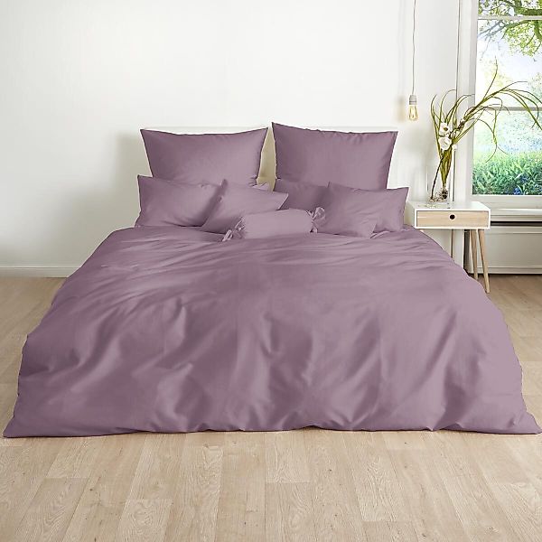 TRAUMSCHLAF Bettwäsche Uni, Mako Satin, 3 günstig online kaufen