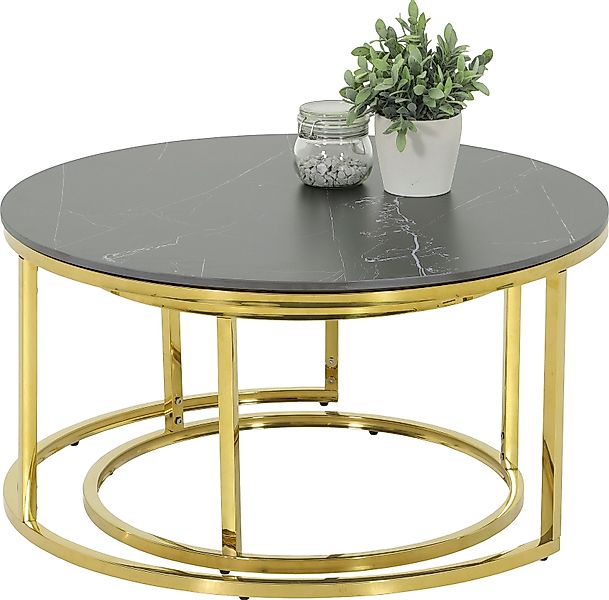 HELA Satztisch "LUIS Topseller, Couchtisch rund" Set, 2 Stk. tlg. 2er Set, günstig online kaufen