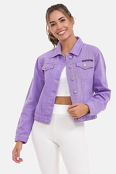 Cipo & Baxx Jeansjacke Jeansjacke Mit praktischen Brusttaschen, WJ212 günstig online kaufen