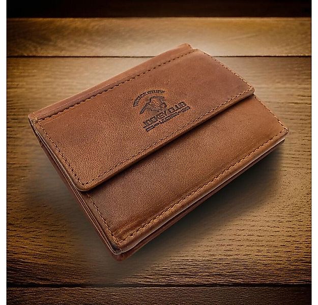 JOCKEY CLUB Mini Geldbörse kleines echt Leder Portemonnaie, Geldbeutel mit günstig online kaufen