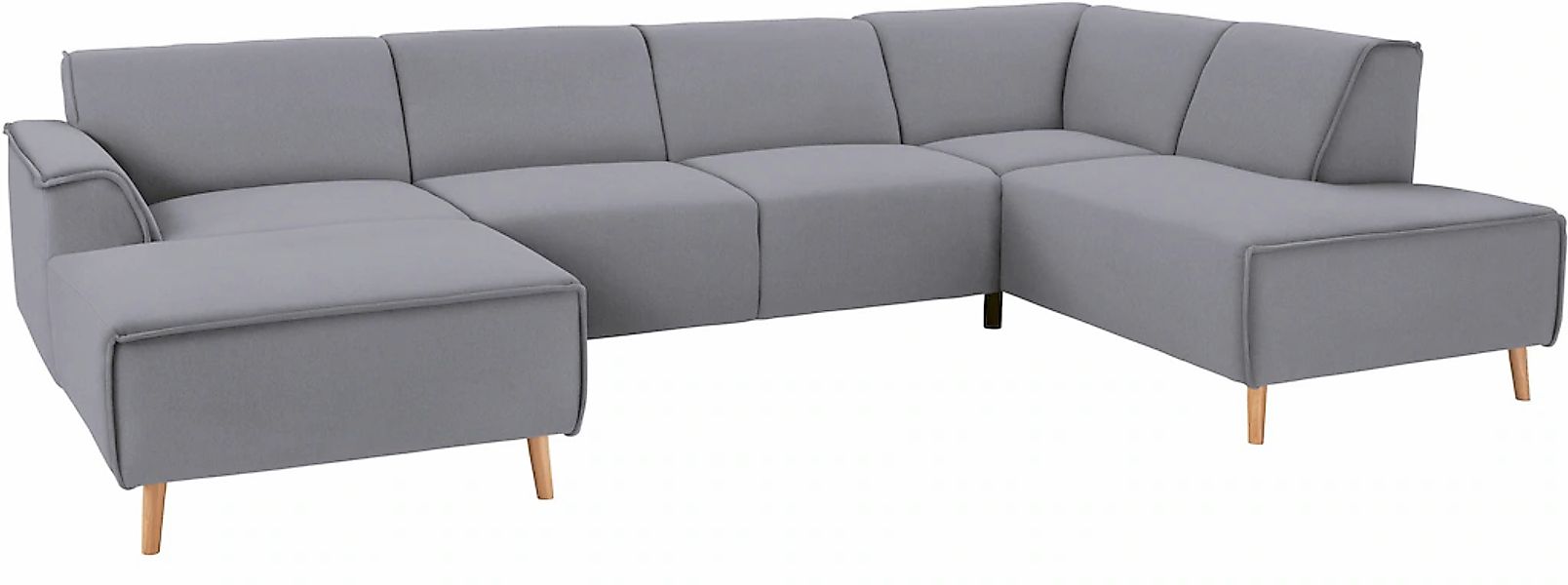 Home affaire Wohnlandschaft "Janek Scandic Design, elegant und zeitlos U-Fo günstig online kaufen