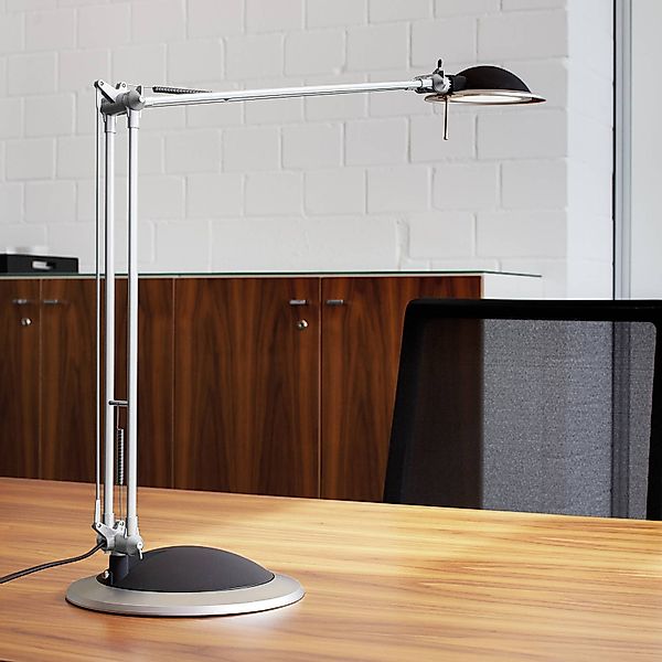 LED-Schreibtischleuchte MAULbusiness, aluminium, Höhe 50 cm günstig online kaufen